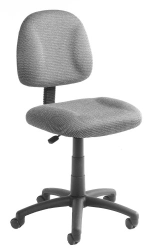 Boss Grey Fabric Deluxe Posture Chair Grey
