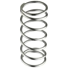 Stainless Steel 316 Compression Spring, 0.845" OD x 0.067" Wire Size x 2" Free Length (Pack of 10)