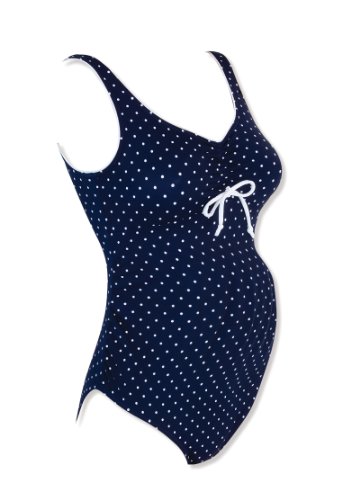 ZOGGS Melbourne Womens Maternity Scoopback - Navy/White, 18