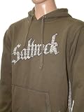 Saltrock Mens Classic Script Hoodie - Brown | Brown | S