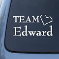 TEAM EDWARD - Twilight - Vinyl Car Decal Sticker #1473 | Vinyl Color: White
