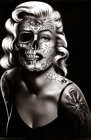 Daygirl (Skull Face) Art Poster Print - 22x34 Collections Poster Print, 22x34