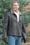 Men's Gareth New Zealand Baby Lamb Shearling Coat