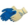 CUT RESISTANT GLOVES-100% KEVLAR�, Heavy Weight Textured Blue Latex Coated,large, (1 pair)