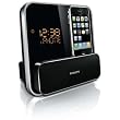 Philips DC315 Radiowecker (UKW-Tuner, Apple iPod-/iPhone-Dock) schwarz