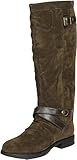 Madden Girl Women's Zuzu Boot,Brown Fabric,6.5 M US