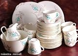 Review staffordshire  / Staffordshire Turquoise Blue and Gilt 117 Cup and Saucer