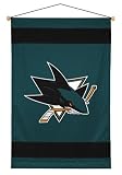 San Jose Sharks 29.5" x 45" Coordinating NHL "Sidelines Collection" Wall Hanging from Kentex