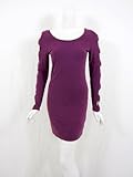 IMAGE OF Donna Mizani womens zoe purple bow tie dress M