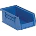 Quantum QUS220 Plastic Storage Stacking Ultra Bin, 7-Inch by 4-Inch by 3-Inch, Blue, Case of 24