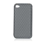 Cellallure TPU Protector Case for iPhone 4 (Gray) (Fits AT&T iPhone)