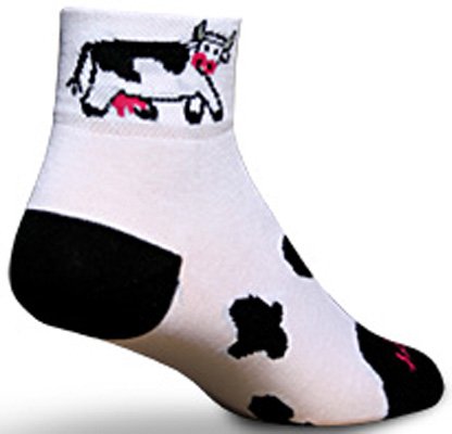 SockGuy Cow Low Cut Cycling/Running Socks