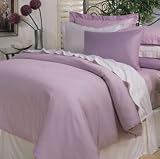 METRO 600 Thread Count 3 - PC Duvet Cover Solid - Lavender King.