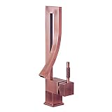 FREUER Storto Collection: Modern Bathroom Sink Faucet, Antique Copper