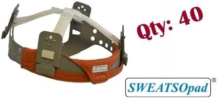 SWEATSOpad® Hard Hat Sweatband - 40 Sweatbands Total