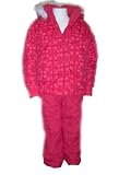 Girls and Toddlers Pulse Snowsuit, 2 pc Set, jacket/coat and ski bibs pants, Splendor, Turqoise or Coral Rosey, 2T-4T and 4-7 Snow Suit