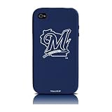 Tribeca FVA4409 Varsity Jacket (Silicone) - iPhone 4 - Milwaukee Brewers - Dark Blue