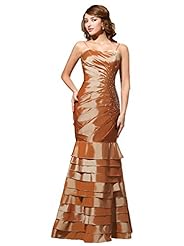 Taffeta Mermaid Spaghetti Strap Open-Back Floor Length Sweetheart Evening Dress 