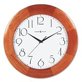 Office Products : Howard Miller Santa Fe Wall Clock, 12-3/4 diameter x 1-1/2d, Champagne Oak Finish Case 625355 / MIL625355