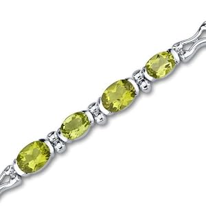 Unique Styling 9.50 carats total weight Oval and Round Cut Peridot Gemstone... by