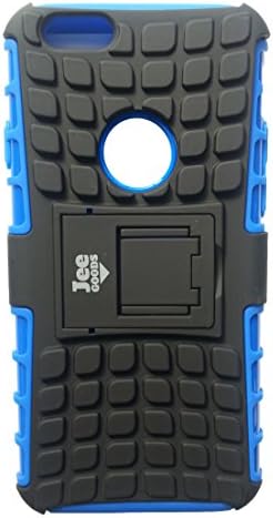 Clearance - iPhone 6 Case with Kickstand - Stylish Tough Blue &amp; Black Case for 4.7 Inch Apple Phone 2015 - for Girls &amp; Guys - Latest Design - Great Grip - Awesome Fit - Free Stylus Pen &amp; Screen Protector - Minimal Packaging