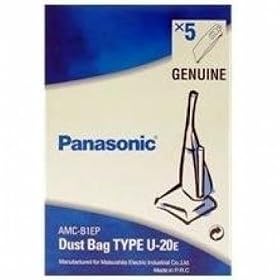 Panasonic AMC-B1EP Dustbag Pk 5 For All Upright Models