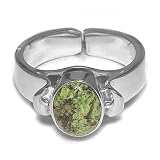 Sterling Silver Gaspeite Ring by Sajen