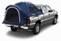 GM 8' Long Bed Blue Truck Tent with Awning and White GM Racing Logo