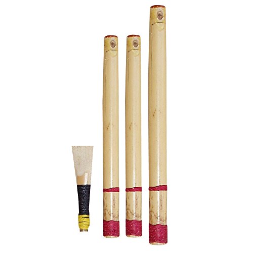 New Bagpipes Cane Drone Reed Set & 1 Bagpipe Spanish Reed (4 Pcs Set)