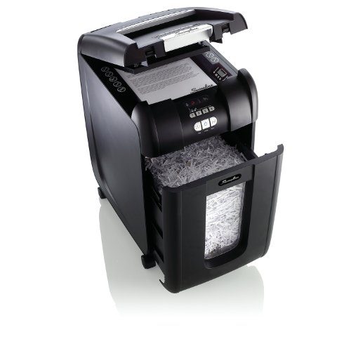 Swingline Stack-and-Shred 250X Hands Free Shredder, Super Cross-Cut, 250 Sheets, 5-10 Users (1757576) On Sale