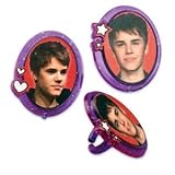 IMAGE OF Justin Bieber Cupcake Rings - Set of 12