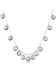 Kenneth Cole New York "Modern Tanzanite" Faceted Bead Long Necklace, 35"