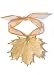Real Maple Lace Leaf Ornament - Gold