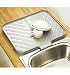Kitchen & Housewares : Worktop Drainer Tray (Silver)