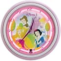 KNG Disney's Princess LED Musical Wall Clock