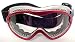 Sporting Goods : Red / Silver Snowboarding Goggles Snowmobile Ski Clear