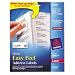 Avery Easy Peel Address Labels for Laser Printers, 1 x 2.625 Inches, White, Pack of 750 (05260)