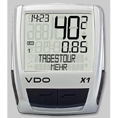 VDO Fahrradcomputer X1 mit 11 Funktionen