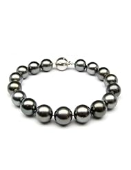Tahitian Pearl Bracelet with 18K Diamond Clasp