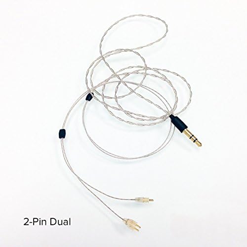 Linum Ultra-Thin BaX 3.5mm TRS Cable with Two-Pin Connector