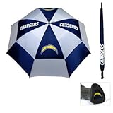 NFL San Diego Chargers 62-Inch Double Canopy Umbrella