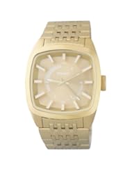 Diesel Analog Scalped Stainless Steel - Gold Mens watch #DZ1585