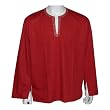 Gift for Men - Long Sleeve Casual Cotton Shirt Kurta India Chest 42 inches (gsk336b)