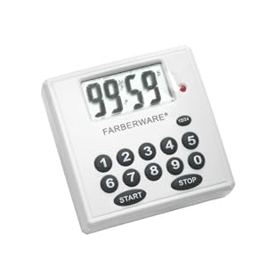 Farberware Double Time Timer with Alarm Clock by Farberware