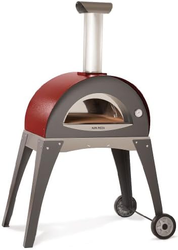 Alfa Pizza Ovens Forno Ciao Wood Fired Pizza Oven In Red Fornociaored