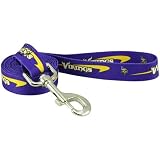 NFL Minnesota Vikings 6' Purple Large Pet Leash (Large)