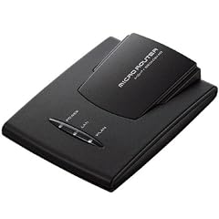 Logitec 無線LANルータ / MicroRouter / 54Mbps / 11bg LAN-PWG/R