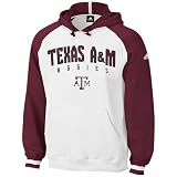 adidas Texas A&M Aggies White Two-Tone Fleece Pullover Hoody Sweatshirt