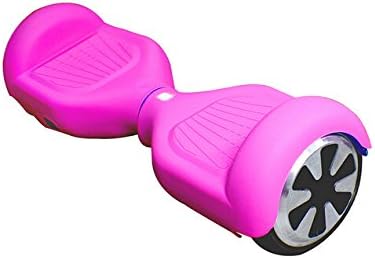 Anlynntech 2pcs/set hot new arrive 6.5'' self balancing scooter silicone case/sleeve/wrap/enclosure for hoverboard skateboard (pink)