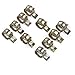 10 x 12mm Spring Clip Fuel Hose Line Water Pipe Air Tube Clamps Fastener